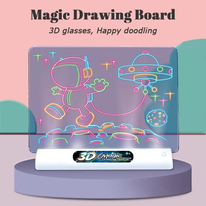  Tablero Mágico Para Dibujo / 3d Magic Dr 